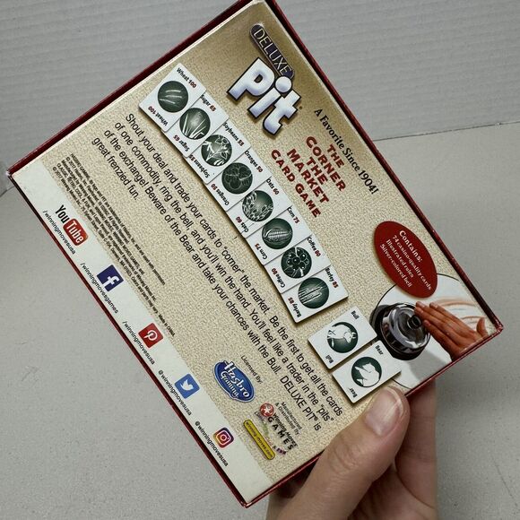 2010 Hasbro Deluxe Pit Corner The Market Card Game Classic Complete - Picture 7 of 9